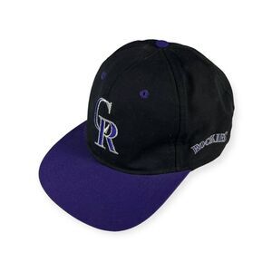 Vintage 90s Colorado Rockies Snapback Cap